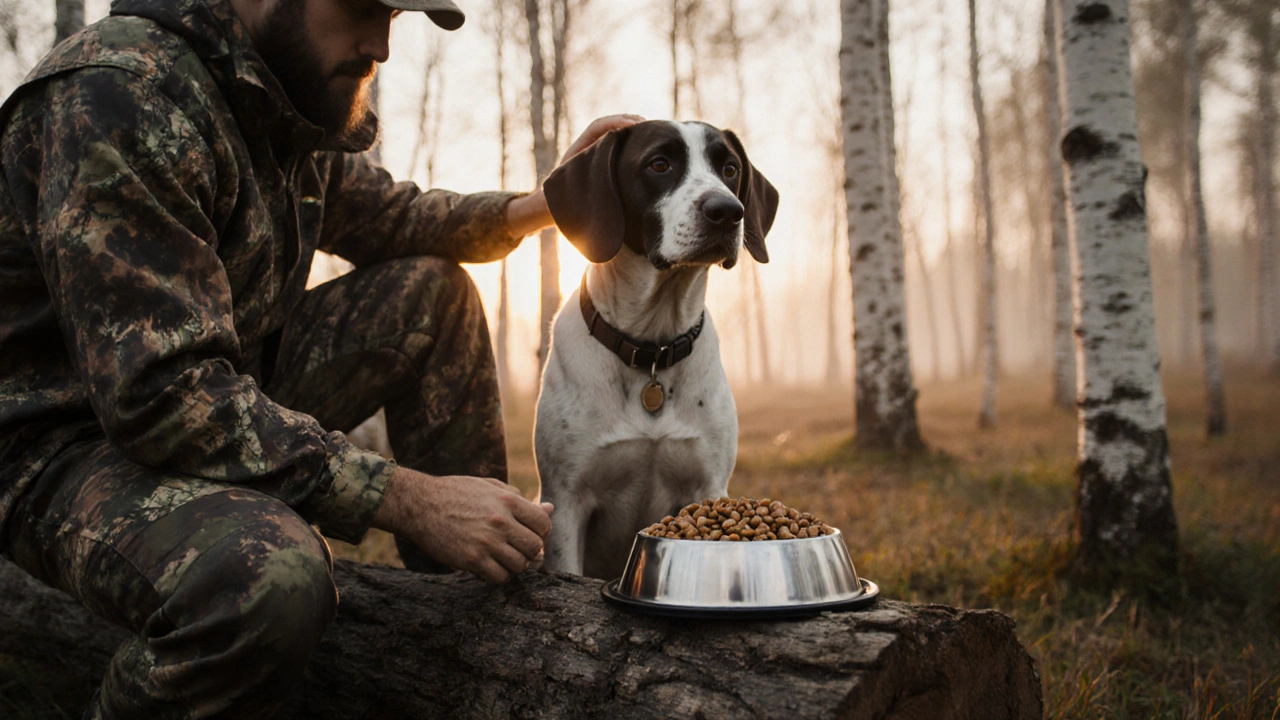 Кормление охотничей собаки: сколько раз в день?
