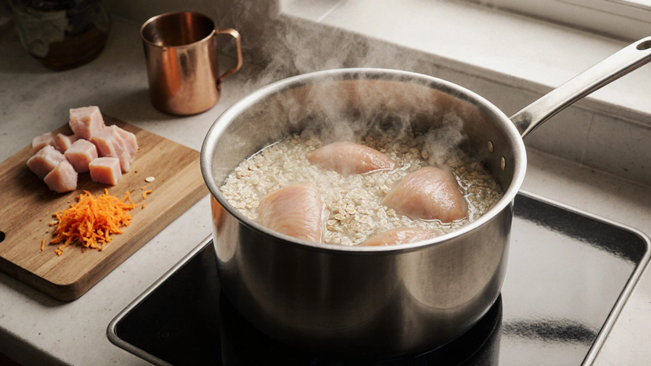 Кормление собаки кашей с мясом: польза, риски и рекомендации