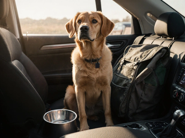 Когда кормить собаку перед поездкой: правила для безопасного и комфортного путешествия