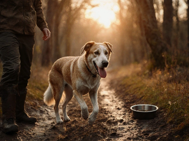 Нужно ли кормить собаку до или после утренней прогулки?