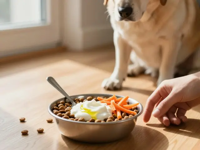 Что можно давать собаке вместе с сухим кормом: безопасные добавки и что строго запрещено