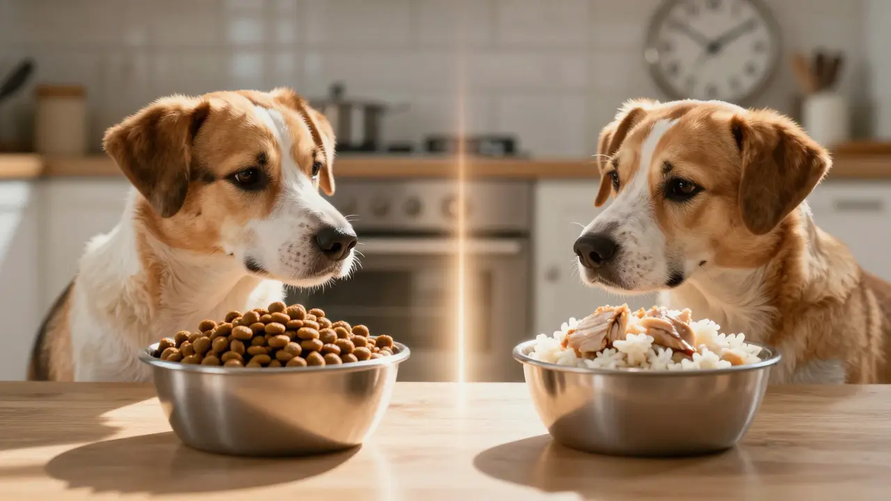 Почему нельзя давать собаке сухой корм и натуралку одновременно