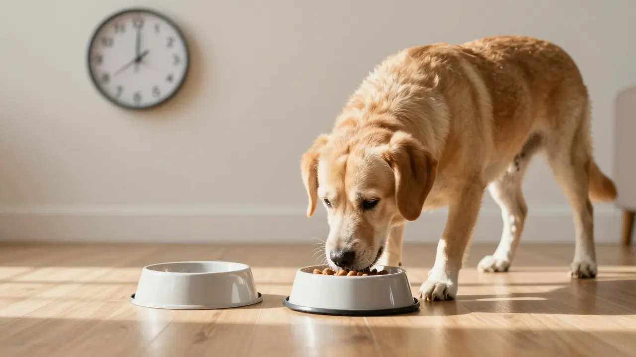 Стоит ли оставлять сухой корм для собаки на весь день? Вред или польза?
