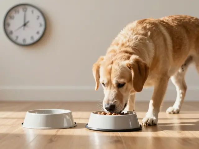 Стоит ли оставлять сухой корм для собаки на весь день? Вред или польза?